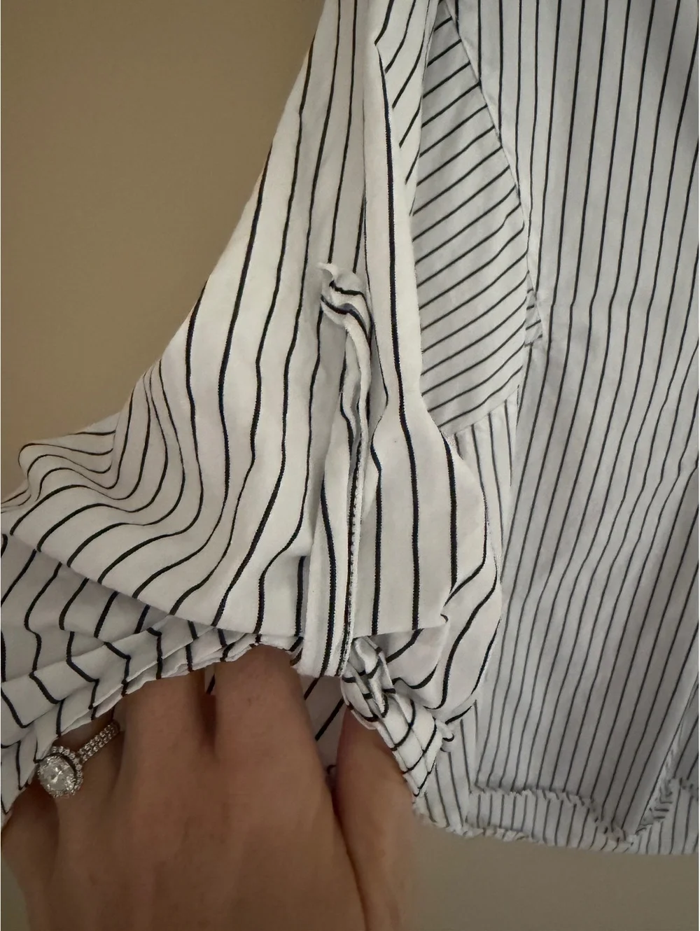 100% cotton, Lush Small black/white top